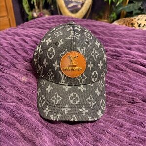 Louis Vuitton Gray Monogram Denim Cap